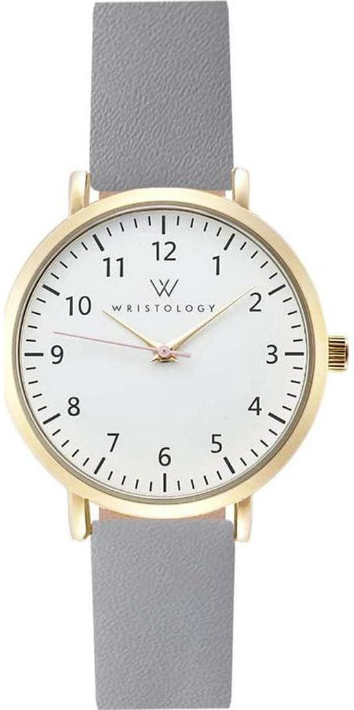 Wristology 29 Styles Mini Numbers Watch Leather Band – Interchangeable Genuine Leather Strap – Easy to Read Petite Small Size Analog Nurse Watch with Second Hand for Women, Men, Nurses, Teachers