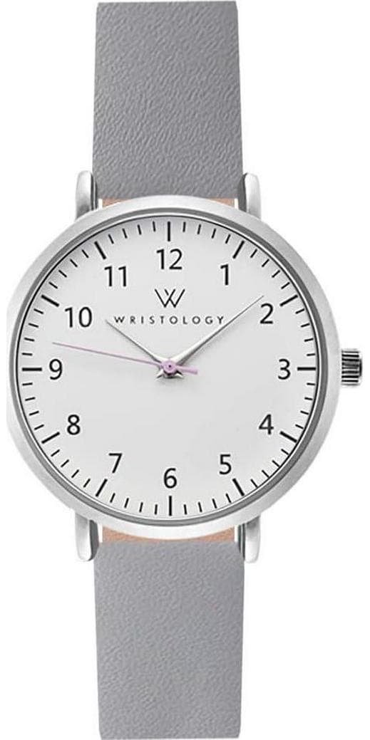 Wristology 29 Styles Mini Numbers Watch Leather Band – Interchangeable Genuine Leather Strap – Easy to Read Petite Small Size Analog Nurse Watch with Second Hand for Women, Men, Nurses, Teachers
